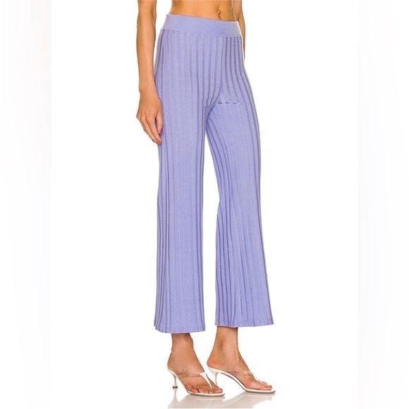 Jonathan Simkhai Standard Celia Pants in Cornflower Purple NWT Size Xs - Picture 2 of 10